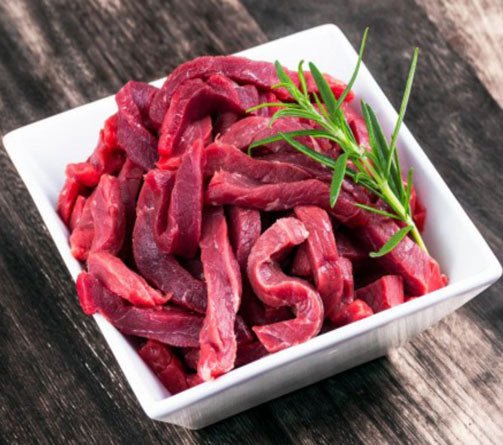 Halal beef strips 500g