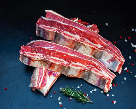 Whole halal beef ribs 500g