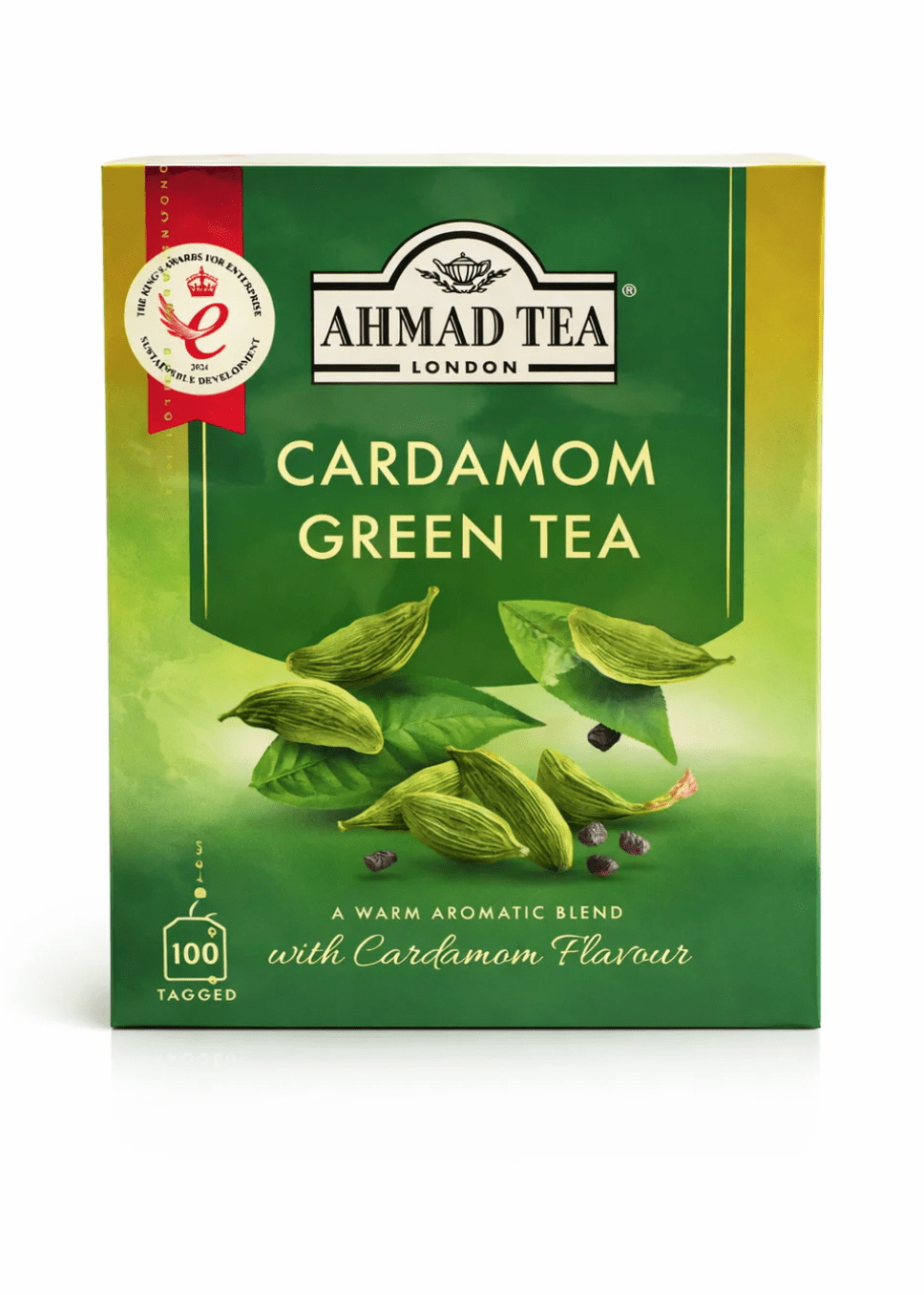 Ahmad Tea Cardamom Green Tea Loose Leaf 150g - 24shopping.shop