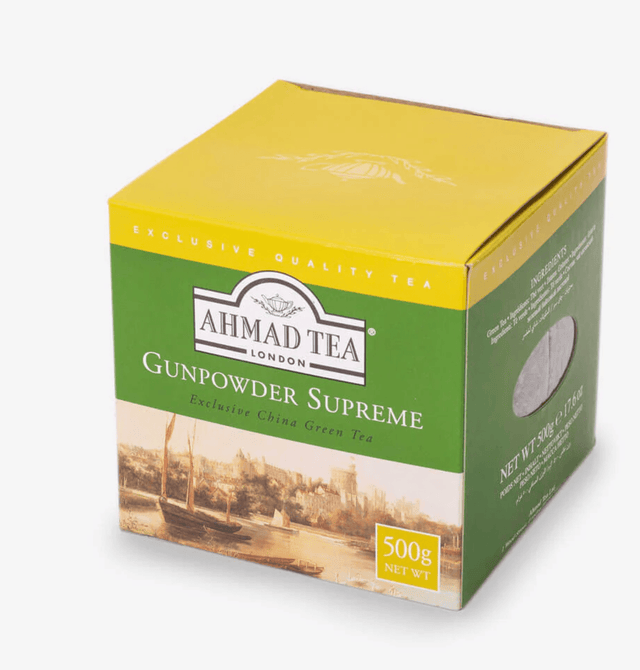 Ahmad Tea Gunpowder Supreme Loose Leaf Green Tea 500g - 24shopping.shop