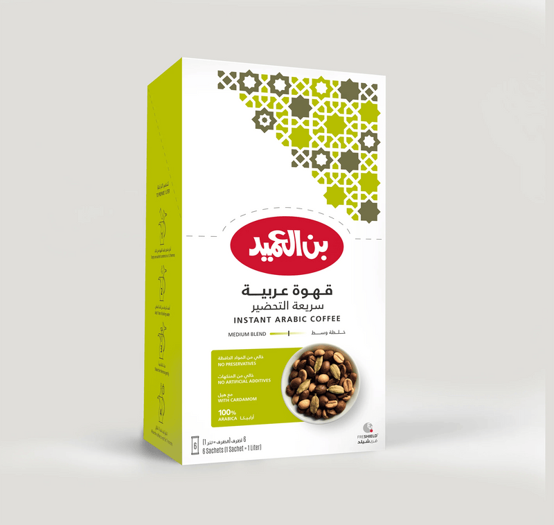 Al Ameed instant arabic coffee 6 sachets - 24shopping.shop