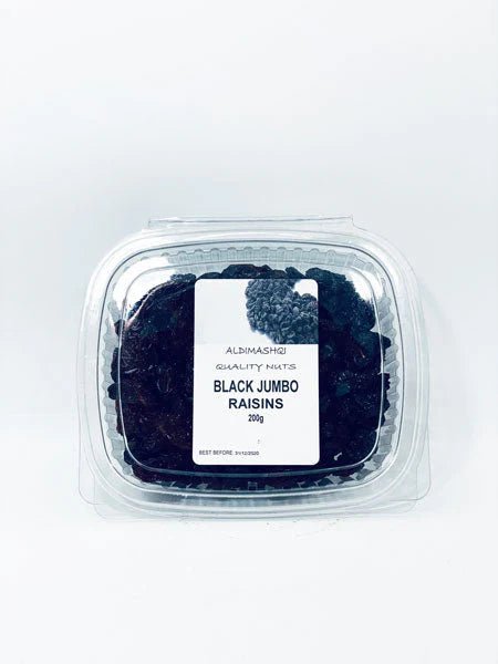 Al Dimashqi Black Jumbo Raisins 200G - 24shopping.shop