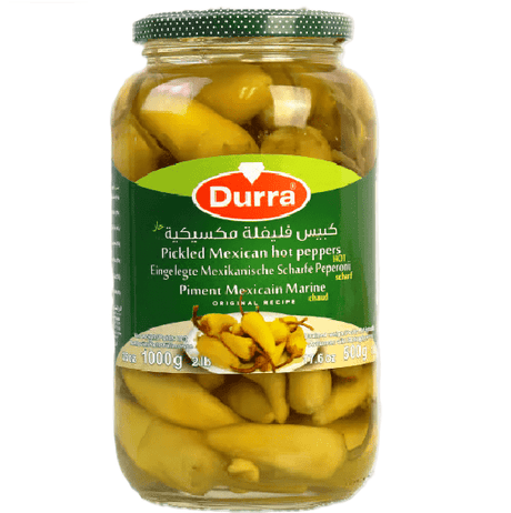 AL DURRA OICKLED MEXICAN HOT PEPPERS 1000G - 24shopping.shop
