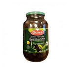 Al Durra Whole Black Olives Salkini 650g - 24shopping.shop