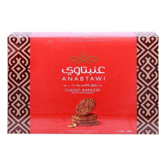 Anabtawi Sweets Classic Barazek with almonds 500G - 24shopping.shop