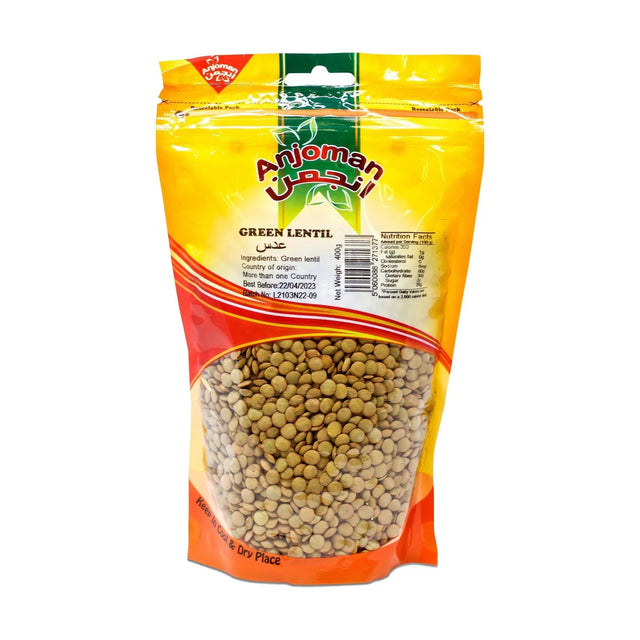 Anjoman Green Lentils 400g - 24shopping.shop