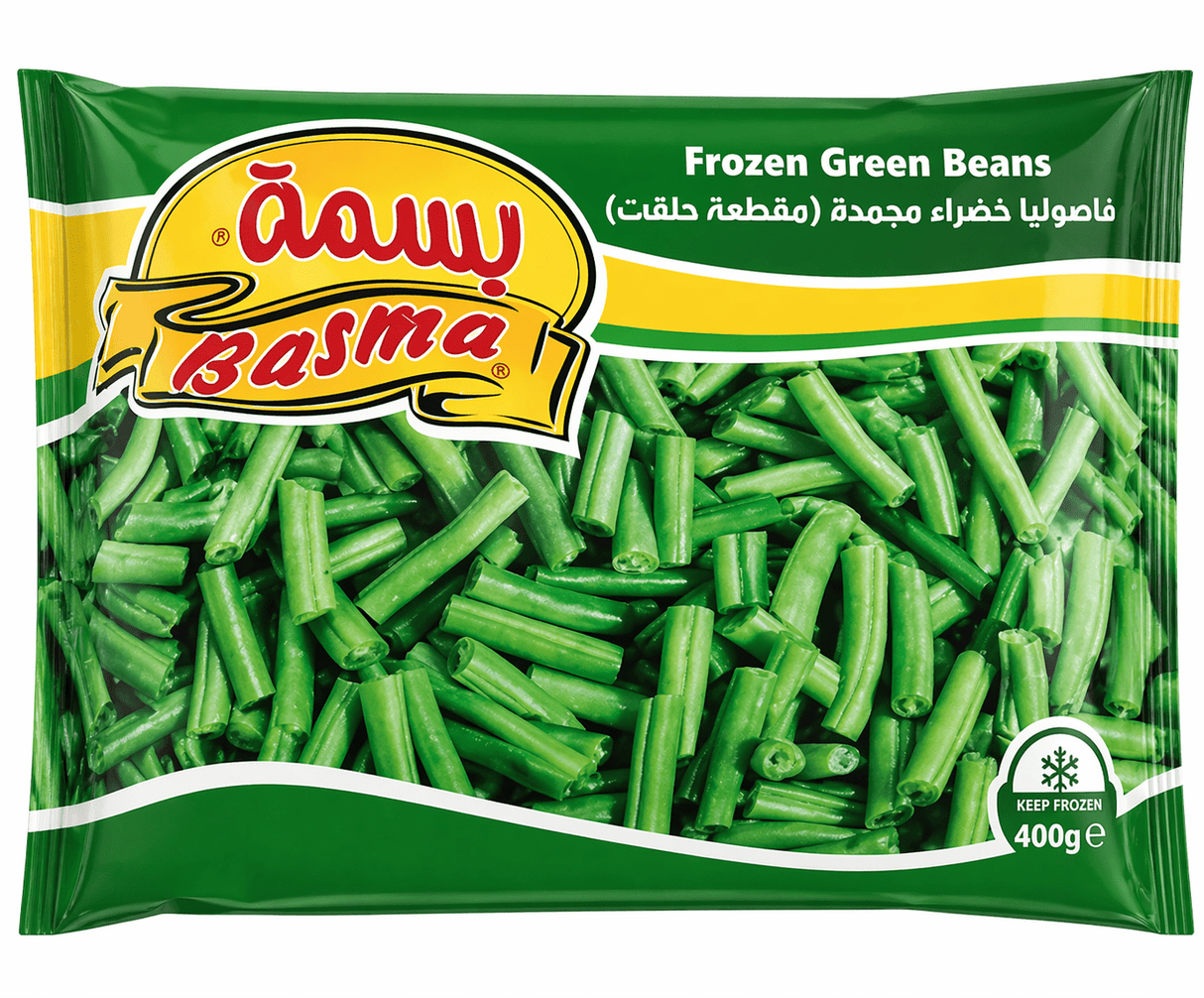 Basma Frozen Green Beans Cut 400G - 24shopping.shop