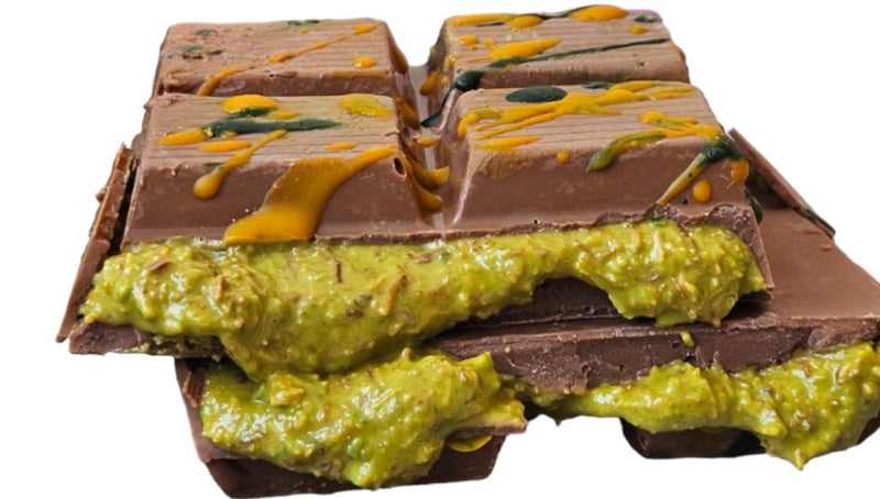 Bind Milk Chocolate with Pistachio Filling Dubai City (60g) - 24shopping.shop