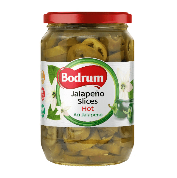Bodrum Jalapeno Slices Hot 680g - 24shopping.shop