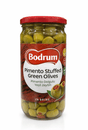 BODRUM Pimento Stuffed Green Olives 680g - 24shopping.shop