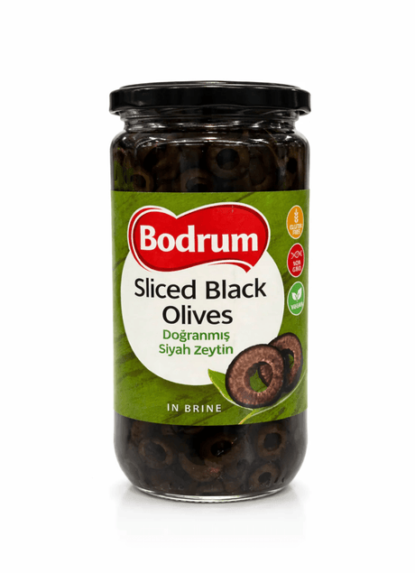BODRUM Sliced Black Olives 680g - 24shopping.shop