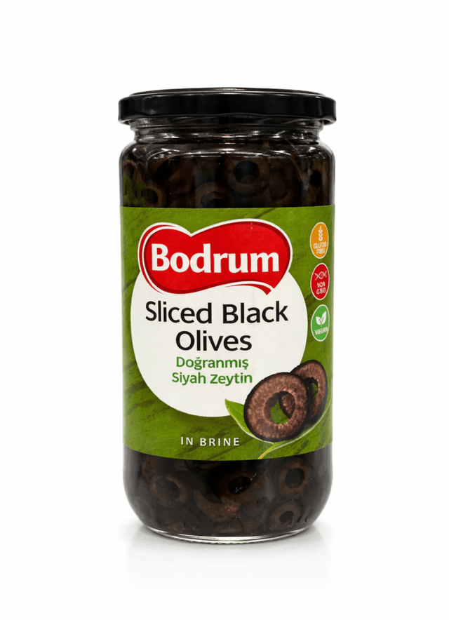 BODRUM Sliced Black Olives 680g - 24shopping.shop