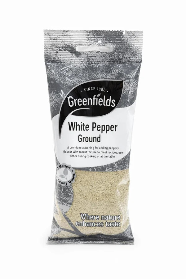Greenfields White Pepper Ground Spice 75g