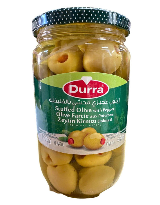 DURRA STUFFED OLIVE WITH PEPPER 420g - 24shopping.shop