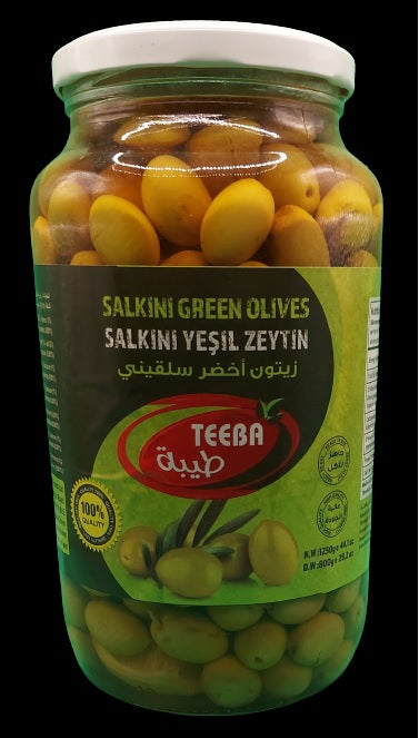 Teeba Salkini Green Olives 1250GÃ¢â‚¬Â- 24shopping.shop