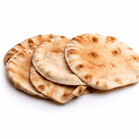 Fresh Large White Bread Khobez 5 Flatbread - 24shopping.shop