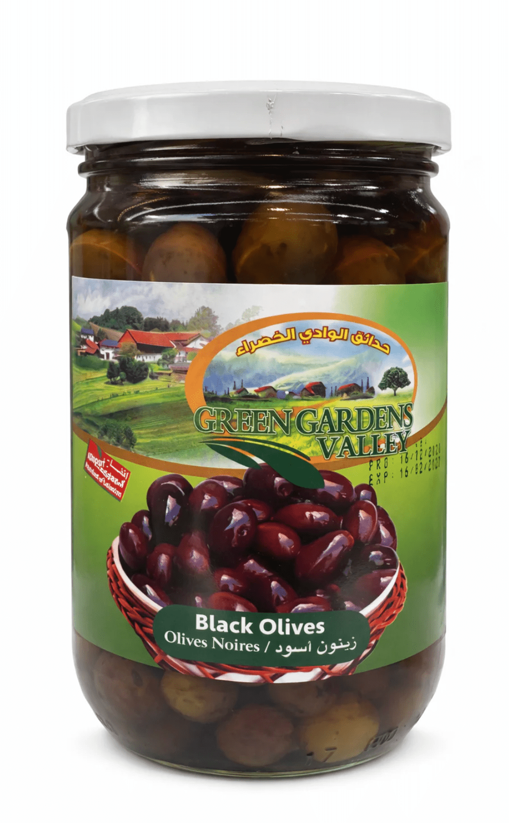 Green Gardens Valley Black Olives 640G - 24shopping.shop