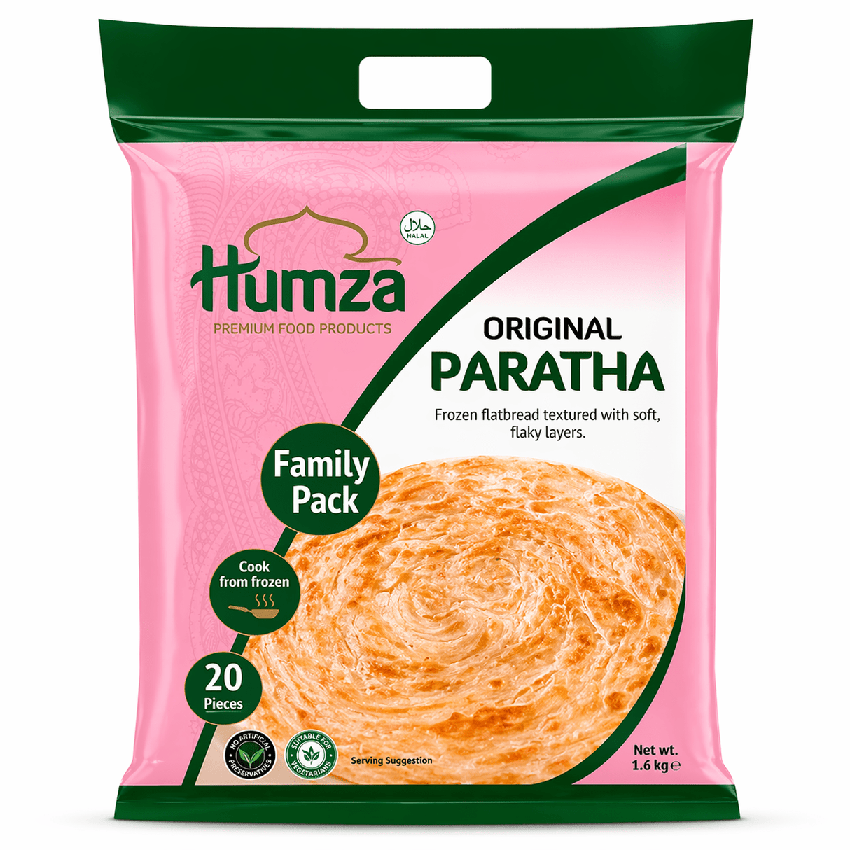 Humza Paratha 1.6kg (20 Pieces) - 24shopping.shop