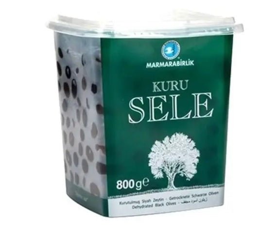 Marmarabirlik Dried Natural Black Olives 3XS 800g - 24shopping.shop