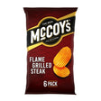 Mccoy's Flame Grilled Steak Crisps 6X25g - 24shopping.shop