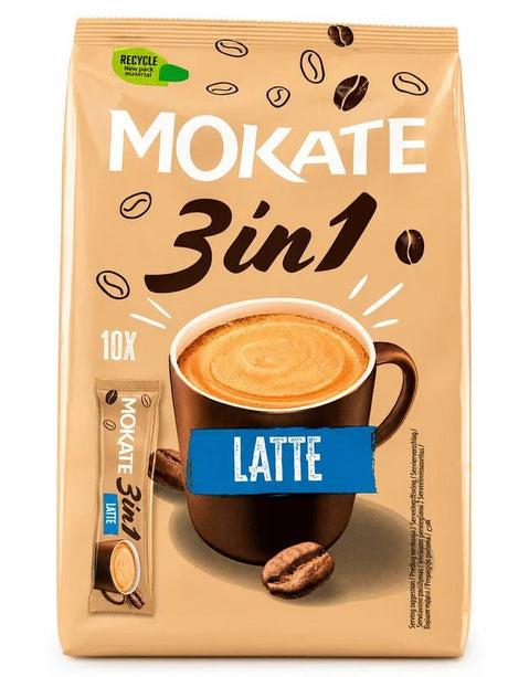 Mokate Coffee Latte 3in1 10 Sachets - 24shopping.shop