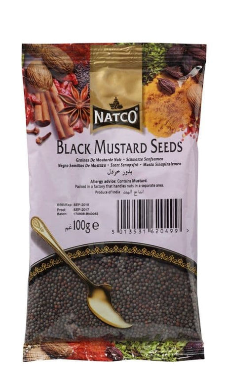 Natco Black Mustard Seeds 100G bag - 24shopping.shop