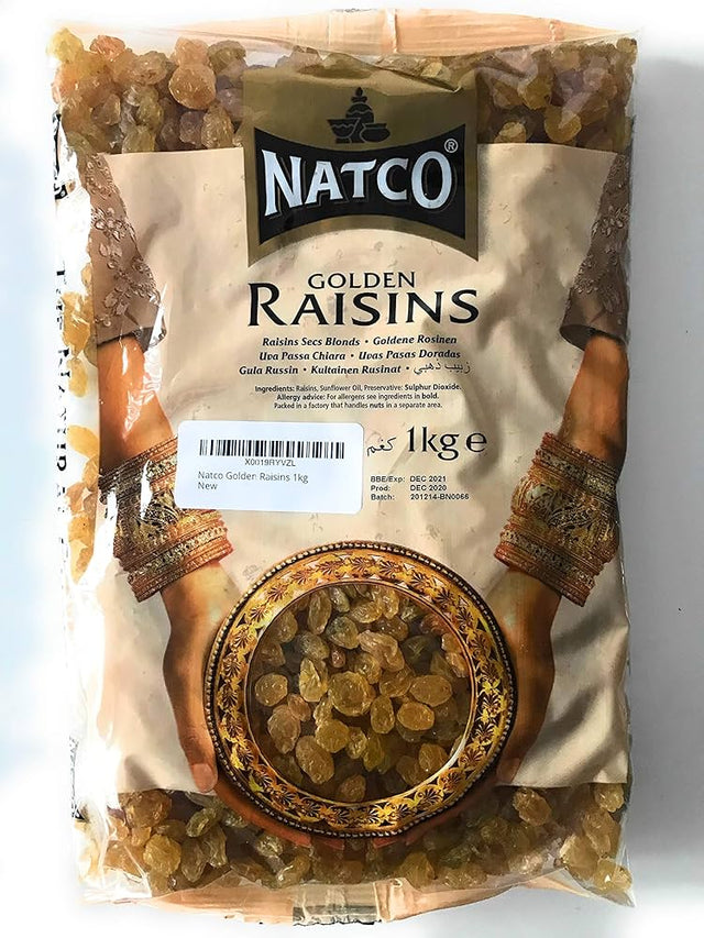 Natco Golden Raisins 1Kg - 24shopping.shop