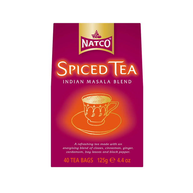 Natco Spiced Tea Indian Masala Blend 40 bags 125g - 24shopping.shop