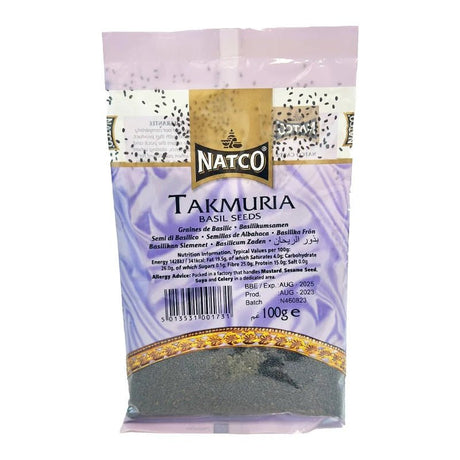 Natco Takmuria Basil Seeds 100g - 24shopping.shop