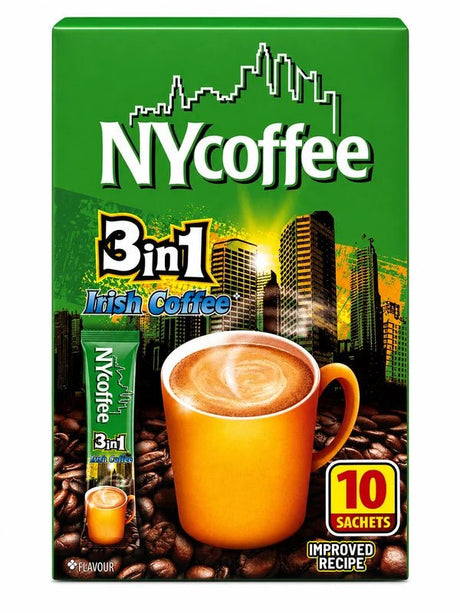 NYcoffee Irish Coffee 3in1 10 Sachets - 24shopping.shop
