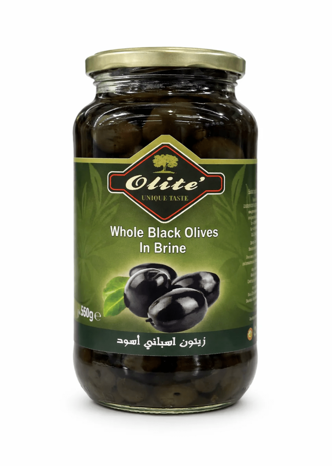 Olite Whole Black Olives 935g - 24shopping.shop
