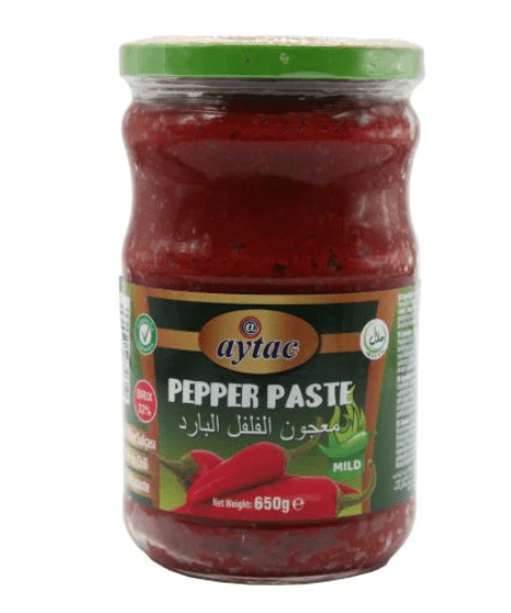 PEPPER PASTE MILD AYTAC 650G - 24shopping.shop