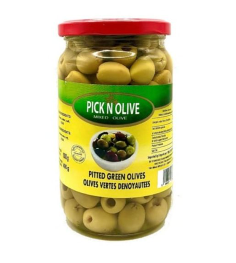 PICK N OLIVE Pitted Green Olive 1Kg - 24shopping.shop