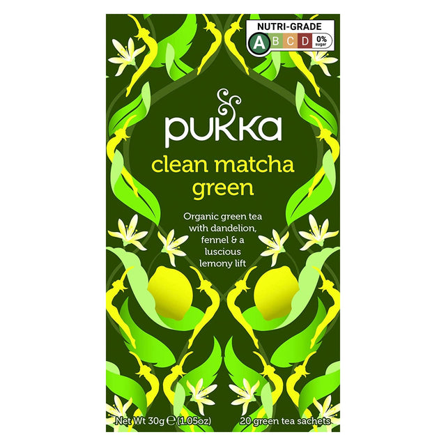 Pukka Clean Matcha Green 20 Bags - 24shopping.shop
