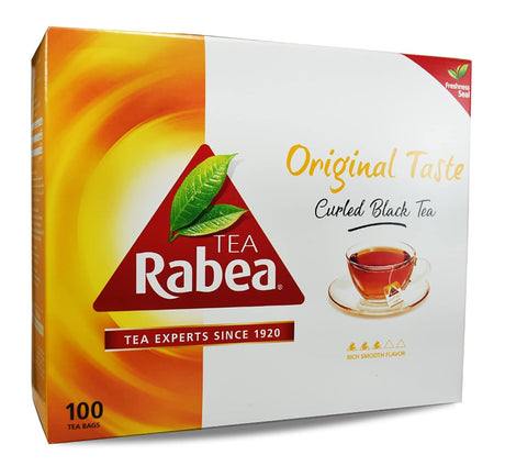 Rabea Cupled Black Tea 100 Bags - 24shopping.shop
