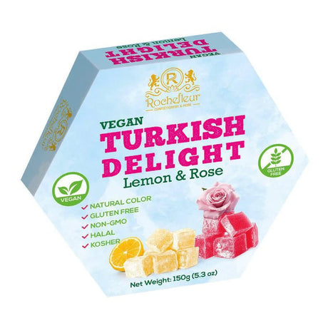 Rochefleur Turkish Delight Lemon & Rose 150g - 24shopping.shop