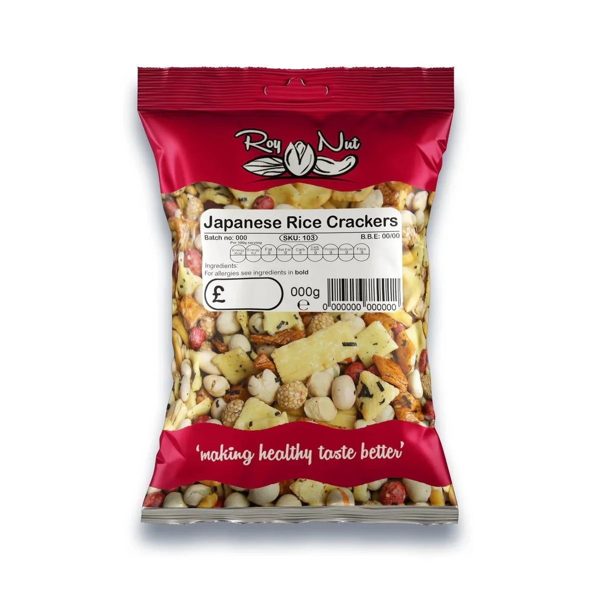 Roy Nut Japanese Rice Cracker 140g