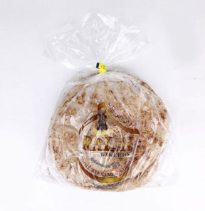 Small wholemeal Khobez Arabic bread