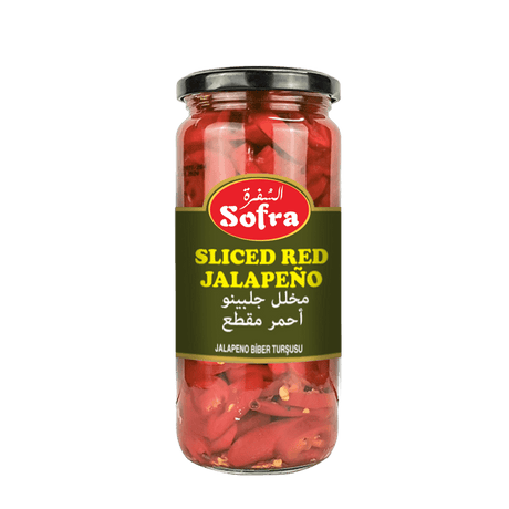 Sofra Sliced Red Jalapeno 480G - 24shopping.shop