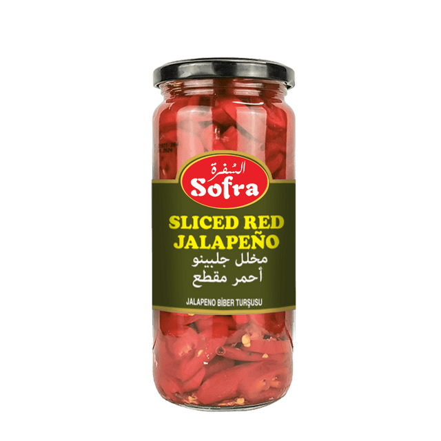 Sofra Sliced Red Jalapeno 480G - 24shopping.shop