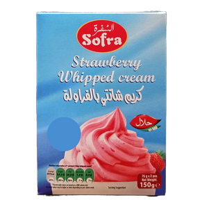 Sofra Strawberry Whipped Cream 150g - 24shopping.shop
