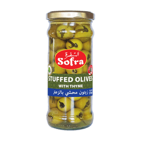 Sofra Stuffed Olives With Thyme 370G - 24shopping.shop