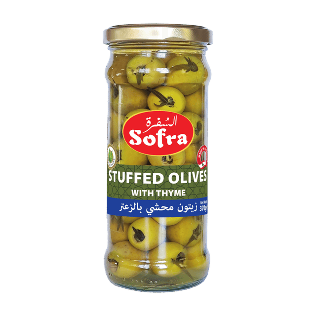 Sofra Stuffed Olives With Thyme 370G - 24shopping.shop