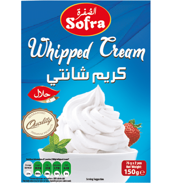 Sofra Whipped Cream 150g