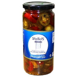 Stellos Sliced Red & Green Jalapeno 490g - 24shopping.shop
