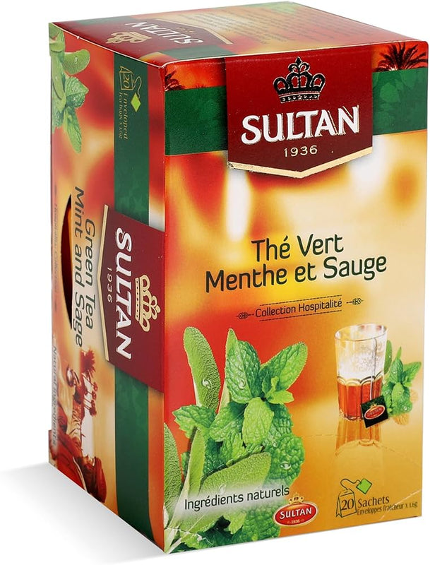 Sultan The Vert Menthe Et Sauge 20 Bags - 24shopping.shop