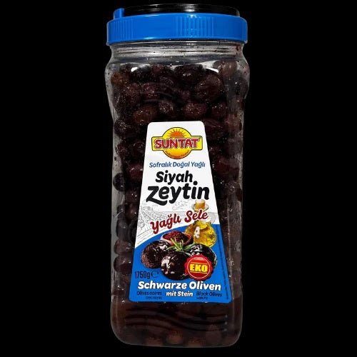 Suntat Natural Black Olives 1750g - 24shopping.shop