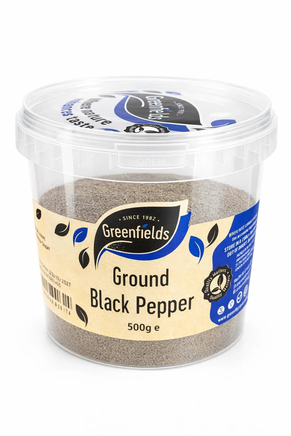 Greenfields Ground Black Pepper 500g