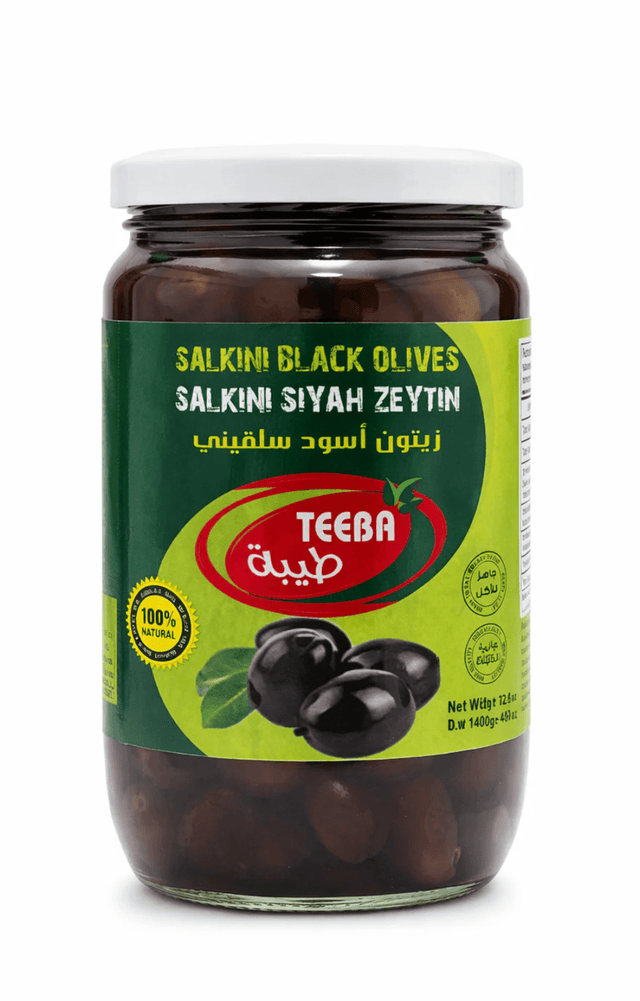 Teeba Black Olives Salkini 640G - 24shopping.shop