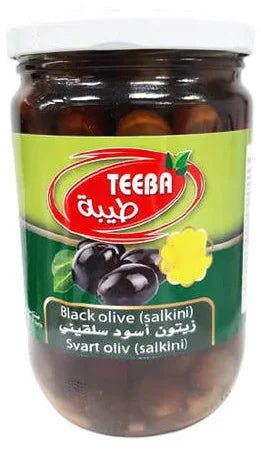 Teeba Black Olives Salkini 640G - 24shopping.shop